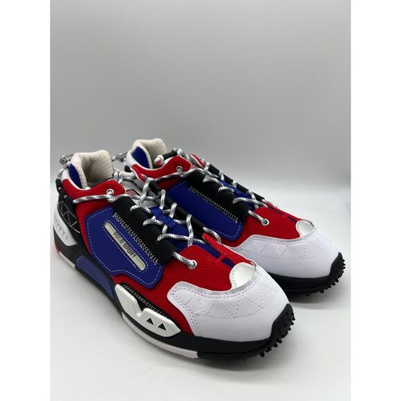 Polo Ralph Lauren PS200 SK HTL Men\'s Red Blue White Shoes Size 14 NEW main image 4